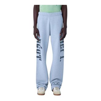 Gallery Dept. Sweatpants, male, Gray, Size: XL Logo Motif Track Pants