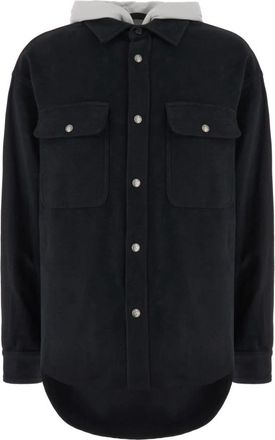 Palm Angels Shirt Jacket - Heren - Zomerjassen - Blauw - L - Katoen - Jassen