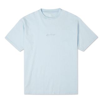 Converse Jack Purcell Washed Retro Loose Knit Short Sleeve Couple Style Light Blue 10021630-A07