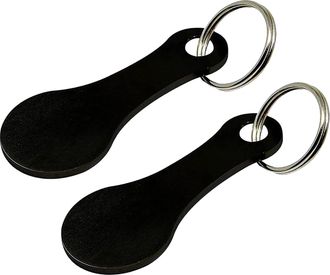 Generic Shopping Trolley Keyring - Shopping Cart Key, Keychain Unlocks Front Loading,Portable Metal Key Chain For Change Or Grocery, Keychain Unlocks Front Lo