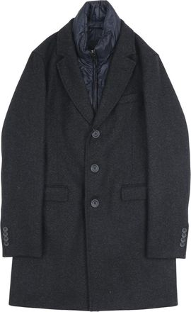 Herno Enkelrijige Jas - Heren - Mantel - Blauw - S - Jassen