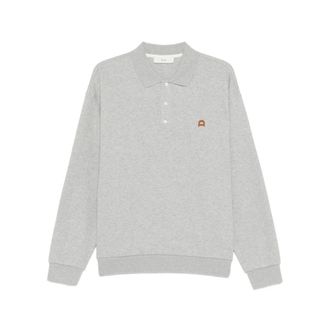 Dunst Polo Shirts, male, Gray, Size: XL Embroidered Polo Shirt