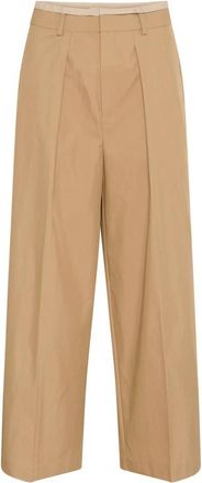 Inwear Klassieke Straight-Leg Broek - Dames - Straight fit broeken - Beige - XL - Broeken
