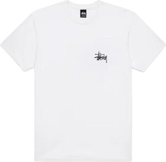 St&uuml;ssy Basic T-shirt - Heren - T-shirts - Zwart - M - Katoen - Tops