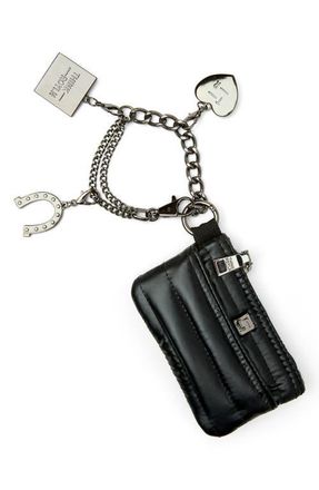 Think Royln Lucky Charm Key Chain in Pearl Black at Nordstrom