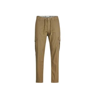 Jack & Jones Cargo Zomerbroek Bruin - Heren - Straight fit broeken - Bruin - W33 L32 - Katoen - Broeken