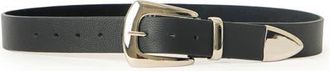B-Low The Belt Jordana Leather Belt in Black Gold at Nordstrom, Size X-Large