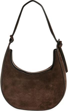 Reformation Medium Rosetta Shoulder Bag in Boss Suede at Nordstrom