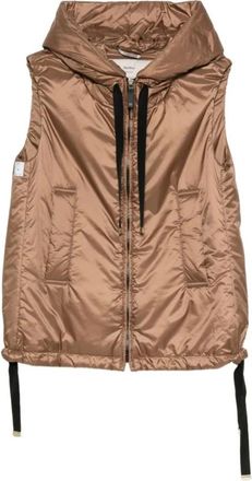 Max Mara Jassen, Dames, Bruin, XS, Gilets
