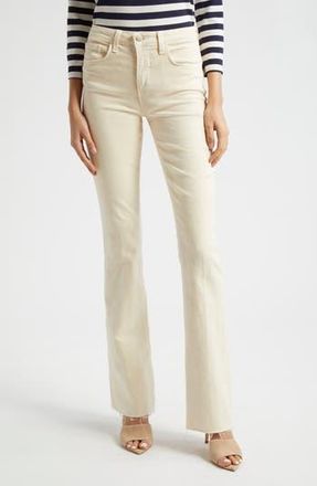 L'agence Ruth High Rise Straight Leg Jeans in Creme Brul at Nordstrom Rack, Size 24