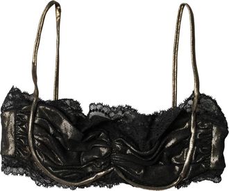Dolce & Gabbana Balconette BH - Dames - BHs - Zwart - S - Katoen - Ondergoed