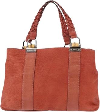 Gucci Pre-owned Vintage Handtas - Dames - Vintage Handtas - Rood - ONE Size - Leer - Vintage