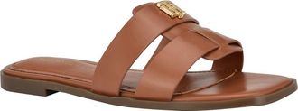 Tommy Hilfiger Pixee Slide Sandal in Medium Brown at Nordstrom, Size 8.5