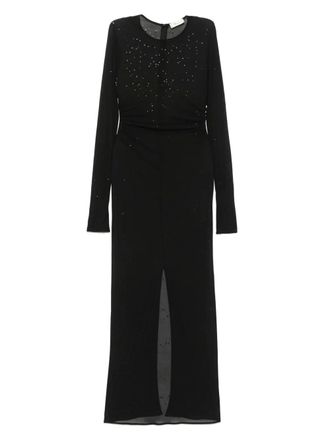 Blumarine sheer maxi dress - Black