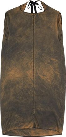 Maison Margiela Abito in seta - Marrone