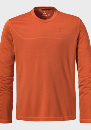 Sch&ouml;ffel Funktionsshirt SCH&Ouml;FFEL Hiking CIRC Longsleeve Style Smue MNS, Herren, Gr. 48, rot (5805, rot), Oberstoff: 100% Polyester, Rundhals, Shirts Funktionss