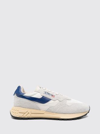 Autry Reelwind Nylon and Suede Bovine Leather Sneakers with Jagged Sole