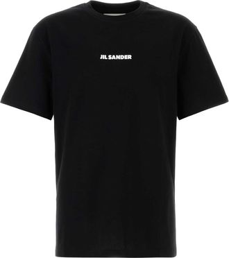 Jil Sander Black Cotton T Shirt