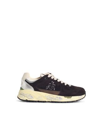 Premiata Mased 7895 Brown Suede Blend Sneakers