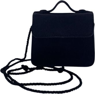 Fendi Fendi Vintage stoffen crossbodytas minaudi&egrave;re