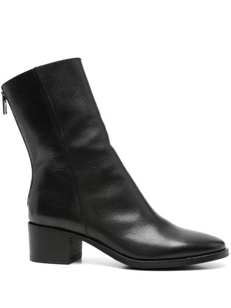 Pantanetti 50mm leather boots - Black