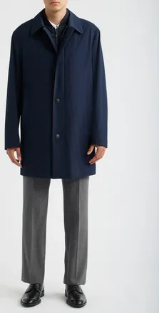 BOSS Jared 3-in-1 Water Resistant Coat in Navy at Nordstrom, Size 44