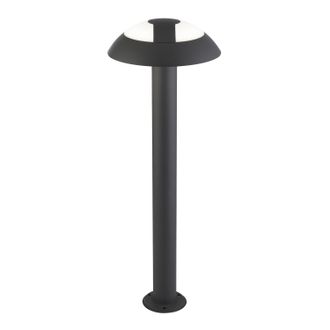 Searchlight Paletti Moderno Mushroom Alluminio Grigio Policarbonato Led 15,3w 4000k 73cm