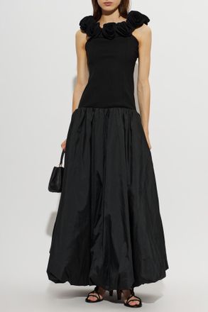 Rotate Off-shoulder Dress, Womens, Black
