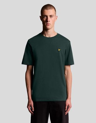 Lyle & Scott Lyle And Scott Mens Cotton Crew Neck T-Shirt - Green - Size: 38