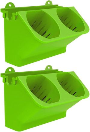 OEM Jardini&egrave;re Verticale - Auto-arrosage Int&eacute;gr&eacute; - Murale Empilable - Pour Herbes Plantes Int&eacute;rieures Ext&eacute;rieures - 2 Pi&egrave;ces