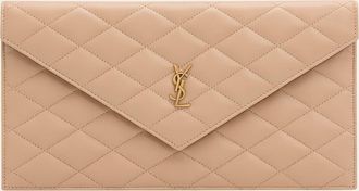 Saint Laurent Paris Pouch in Lambskin Leather