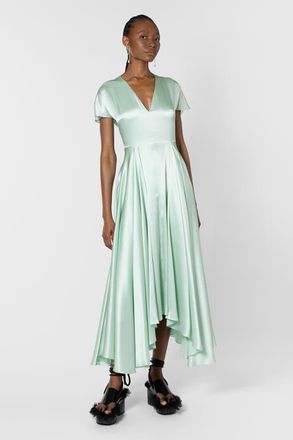 Roksanda Ilincic Noma Silk Midi Dress in Opaline at Nordstrom, Size 10