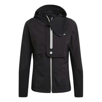adidas Windrdy Jkt M Casual Running Sports Hooded Jacket Black GN5921