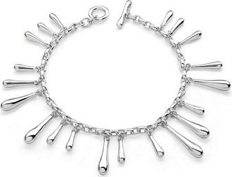 Lucy Quartermaine Multi Drop Bracelet in Sterling Silver at Nordstrom, Size 7.5