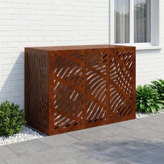 vidaXL Vidaxl Copertura Per Condizionatore DAria Ruggine 110 X 50 X 80 Cm