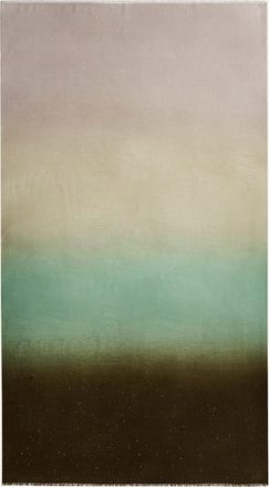 Faliero Sarti Isa Sequined Ombre Wool-Blend Shawl
