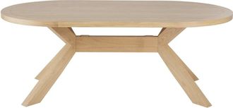 Maisons du monde Mesa de comedor ovalada de roble para 8/10 personas 200 cm