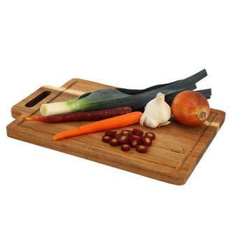 MegaChef 16.5 x 11 Inch Acacia Wood Rectangle Serving Board with Handle at Nordstrom