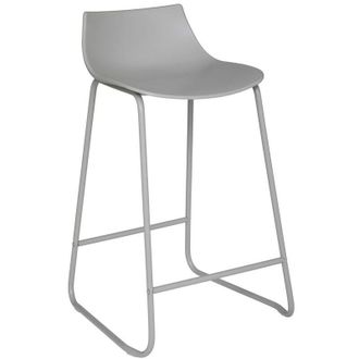 Atmosphera Taburete De Bar Otac Metal - Gris Atmosphera Cr&eacute;ateur DInt&eacute;rieur