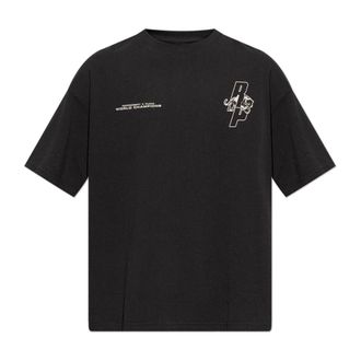 Puma T-Shirts, male, Black, Size: 2XL Oversized Tee