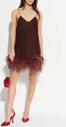 Os&eacute;ree Strappy Dress, Womens, Brown