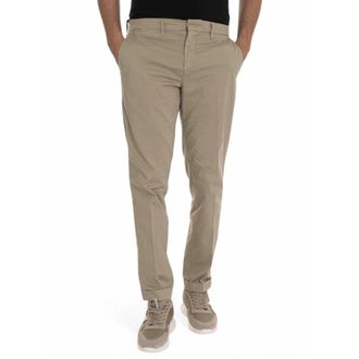 Fay Slim-fit Trousers, male, Beige, Size: W40 Stylish Trouser