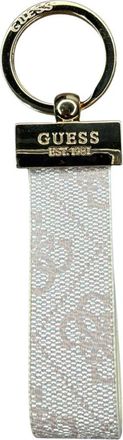 Guess Zamira 4G Logo Sleutelhanger - Dames - Sleutelhangers & Tashangers - Wit - ONE Size - Accessoires
