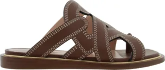 Bally Glada Leather Flat Sandals