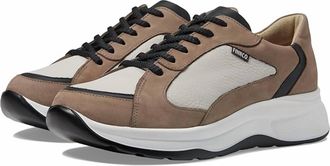 Finn Comfort Womens Piccadilly Round Toe Sneakers In Grey/beige/mountain
