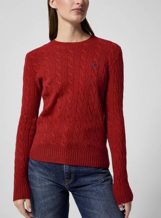 Polo Ralph Lauren Polo Shirt Ralph Lauren - Womens Embroidered logo wool and cashmere sweater