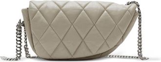 Burberry Shield chain-link shoulder bag - women - Lambskin/Lambskin - OS - Neutrals