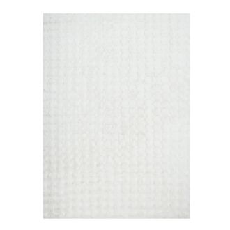 Sweeek Alfombra de interior bubble blanca efecto pelo sint&eacute;tico, blanco