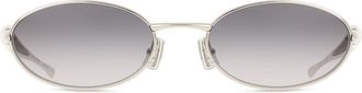 Bottega Veneta BV1386S 003 Mens Sunglasses Silver Size 57