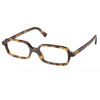 Miu Miu MU11ZS 14L08N Havana Honey/Clear Blue Light Block